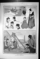 Antique Old Print Day Volendam