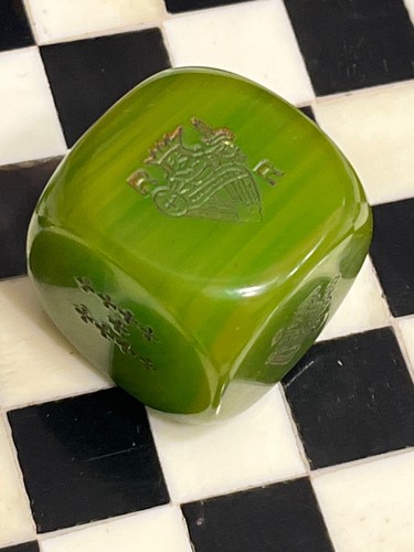 Rare old green marbled - marbled, jumbo