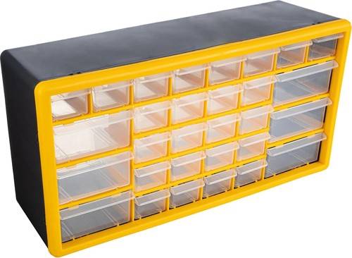 Drawer plastic small parts - 30-drawer,