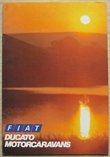 FIAT DUCATO MOTOR CARAVANS Sales Brochure 1987 Elddis SWIFT Auto-Sleepers MURVI