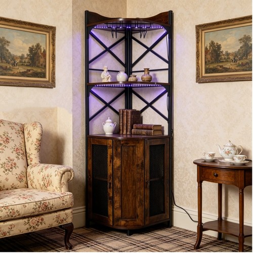 164cm corner wine - 164cm, rack