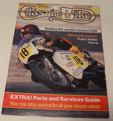 Classic bike oct 1986 - 1986, triumph