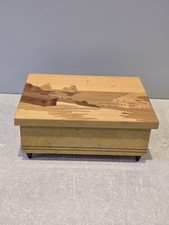 Vintage Music Box Wooden 