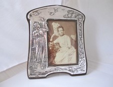 Art Nouveau silver photo frame