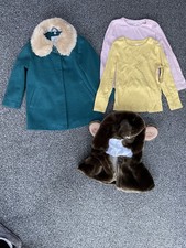 Winter girls bundle Next coat H&M blouses and hat 2 yrs