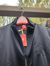 Liverpool Istanbul Black Out Tracksuit Top Zip Up Walk Out Jacket New UK Large