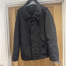 Mens FRED PERRY Sportswear black Jacket Coat UK M