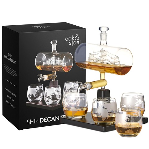 Oak steel sailing ship - steel,