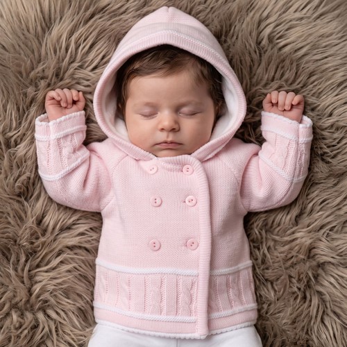 Dandelion baby girl - dandelion, knitted