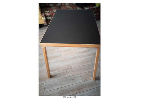 Artek alvar aalto table black - aalto,