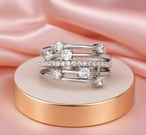 Silver s925 bubble square - s925,