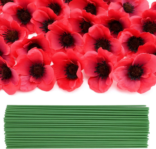 Remembrance poppies 50pcs - poppies,