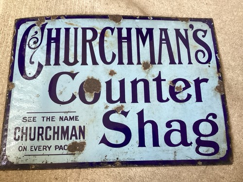 Churchmans counter shag - shag, enamel