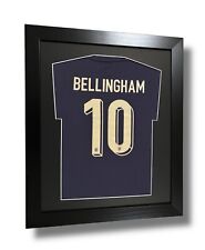 Frame For Signed Junior Football Shirt Black Frame Black Mount