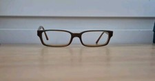 Genuine Chanel Eyeglasses Brown Frame, With Gold Tone CC ON EACH ARM Well Used 