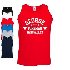 George Foreman Vest | Boxing Heavyweight Champion | Marshall Texas 
