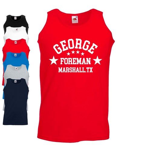 George foreman vest boxing - george, |