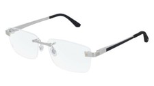 CARTIER Rimless Metal Silver