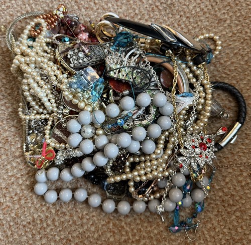 Jewellery job lot 1kg vintage - jewellery, 1kg+