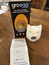 Gro-Egg nursery thermometer and Orla The Owl  shell - NO Power Supply
