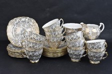 Crown Regent & Royal Vale Floral Tea Set 31x Piece Set Some Damaged Not Boxed