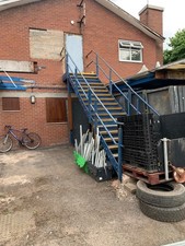 STEEL FIRE ESCAPE STAIRCASE