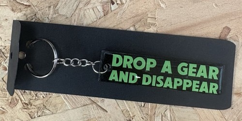 Drop gear and - drop, disappear