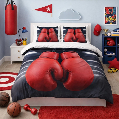 Boxing gloves duvet cover - gloves,