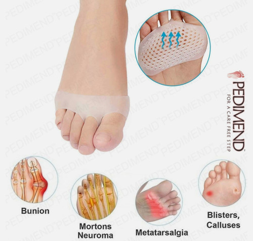 Metatarsal gel pads ball of - gel,