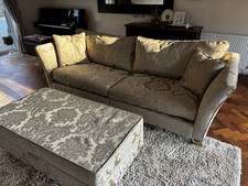 Duresta Vantage Luxurious 4 Seater Sofa And Footstool (5/6 week delivery)