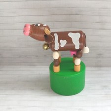Cute Cow Push Puppet - Press