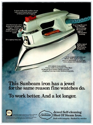 Sunbeam self cleaning steam - self,