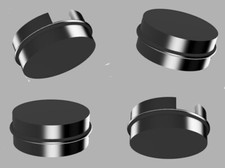 Escort Mk3 XR3i XR3 1600i Rear Spat Caps (Smooth Finished)