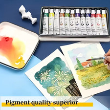 12 Colours Acrylic Paint Set
