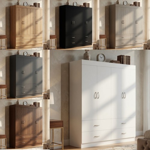 Assembled door wardrobe with - assembled,