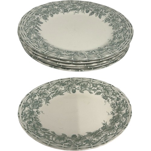 Barratts green floral - barratts, pattern
