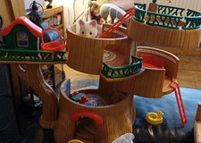  Vintage Sylvanian Families Nursery Tree House + Spare Sylvanian Furniture Pram