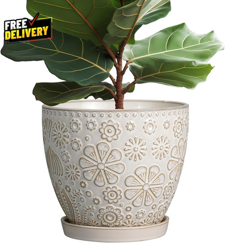 Inch ceramic planter pot - ceramic,
