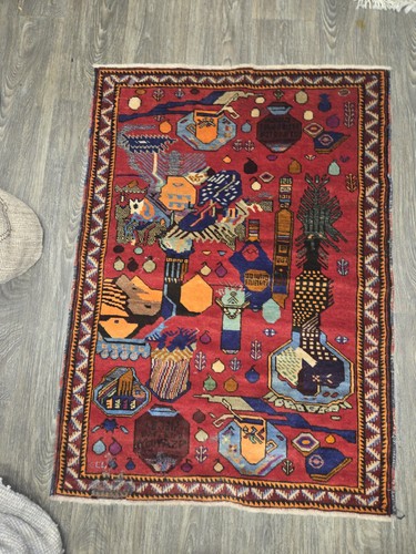 Rare afghan war rug size - rare,