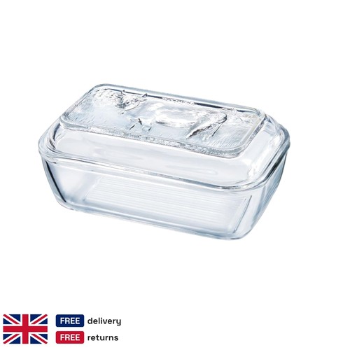 Farmhouse cow glass butter - glass,