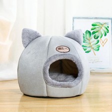 Dog Cat Bed Hooded Kitten Pet