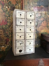 Vintage Mid 20th Century Industrial Bank Of 12 Drawers Workshop Salvage