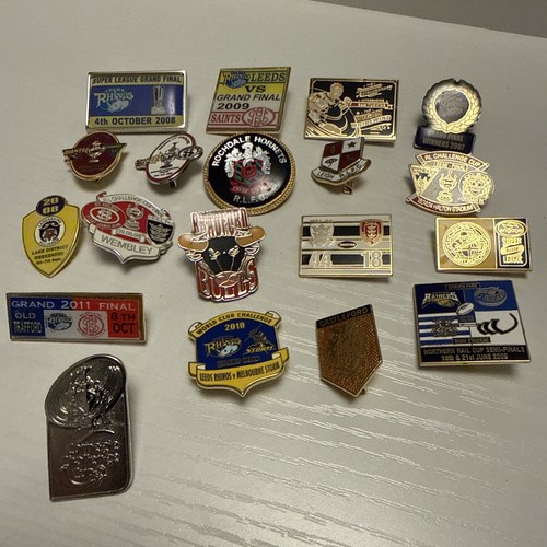 Rugby league pin badge job - league,