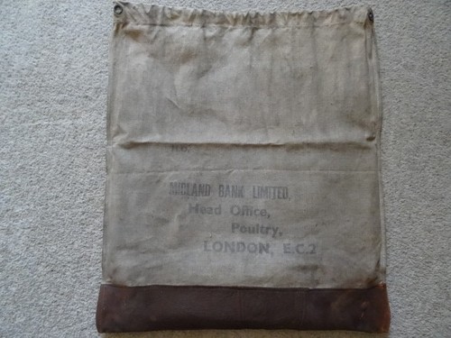 Vintage midland bank canvas - vintage,