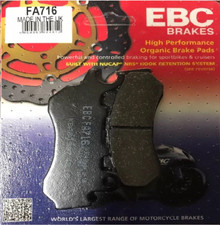 Fits HONDA CB125F GLR125 GLR 125 2017 - 2023 EBC Brake Pads FRONT FA716