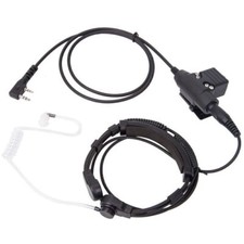 U94 PTT Neck Throat Mic Earpiece Radio Headset For Baofeng Kenwood HYT PUXING