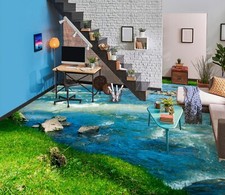 3D Sea Grass FZ1997 Floor WallPaper Murals Epoxy Floor Print Decal UK Amy