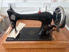 Singer 15k Hand crank sewing machine working order serviced 2021 