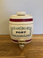 Vintage/antique Royal Victoria Wade Pottery Small Port Barrel Dispenser