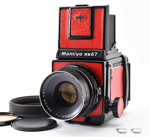 Red leather near mint mamiya - mint],